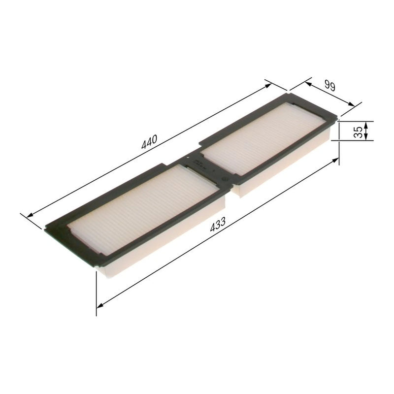 Bosch Cabin Air Filter (Pollen Filter) 1 987 431 165