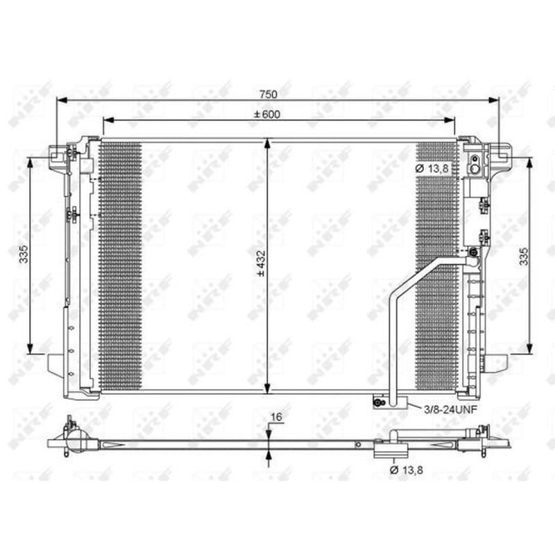 NRF Air Conditioning Condenser 35793