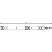 NAPA Brake Hydraulic Hose Line Front NBH1005