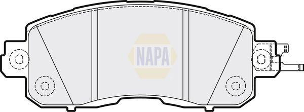 NAPA Front Brake Vented Discs & Pads fits NISSAN