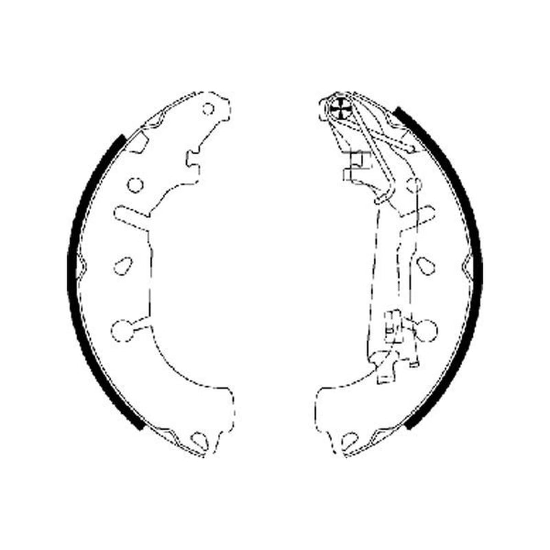 Textar Brake Shoe Set Axle Kit 91065400