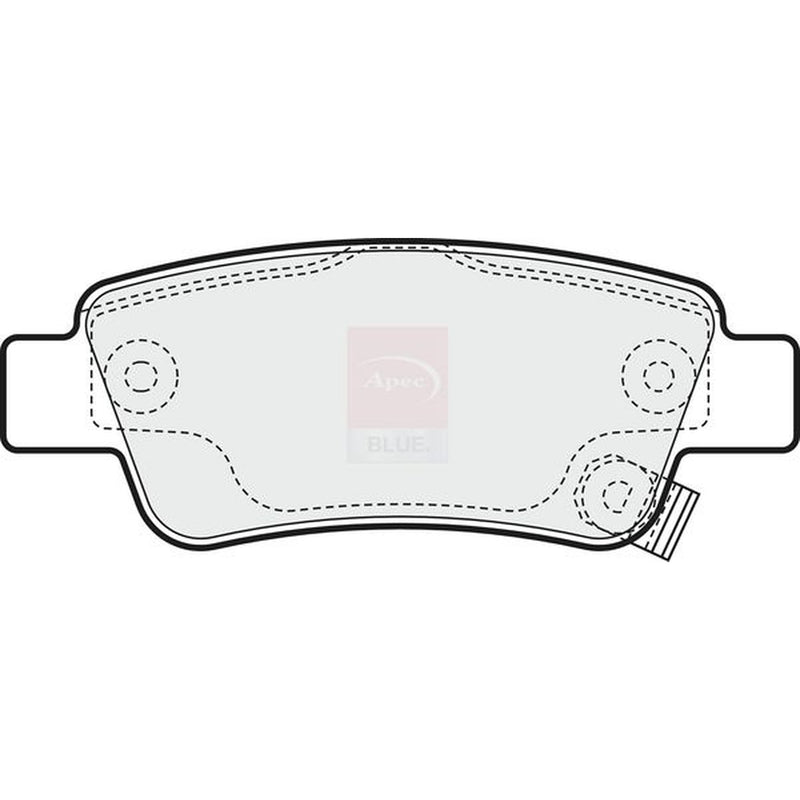 Apec Rear Brake Pad Set PD3229