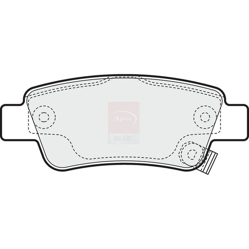 Apec Rear Brake Pad Set PD3229