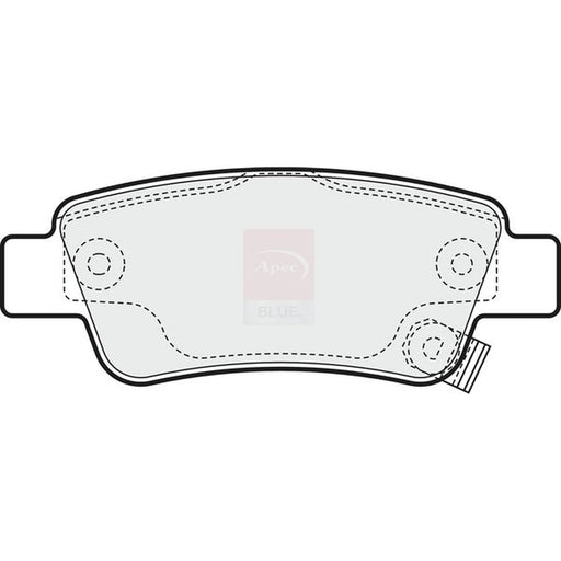 Apec Rear Brake Pad Set PD3229