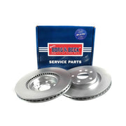 Borg & Beck 2 x Vented Front Brake Discs BBD5648