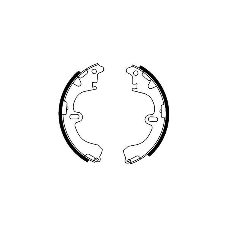 Mintex Brake Shoe Set Axle Kit MFR659