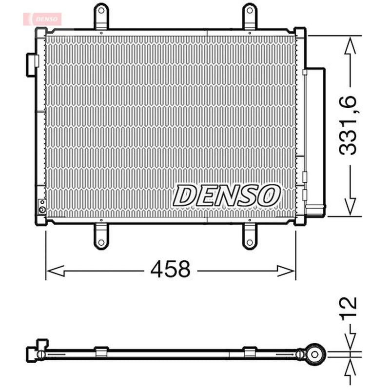 Denso Air Conditioning Condenser DCN47011