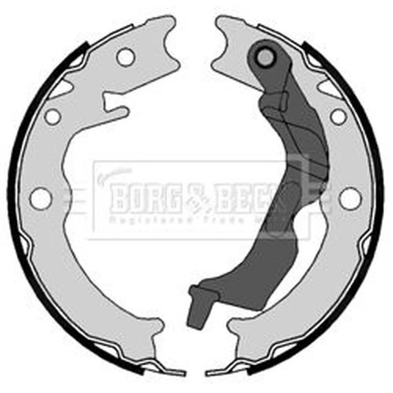Borg & Beck Parking Brake Shoe Set BBS6404