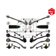 Febi Wheel Suspension Control/Trailing Arm Kit Front Right Steel 46292