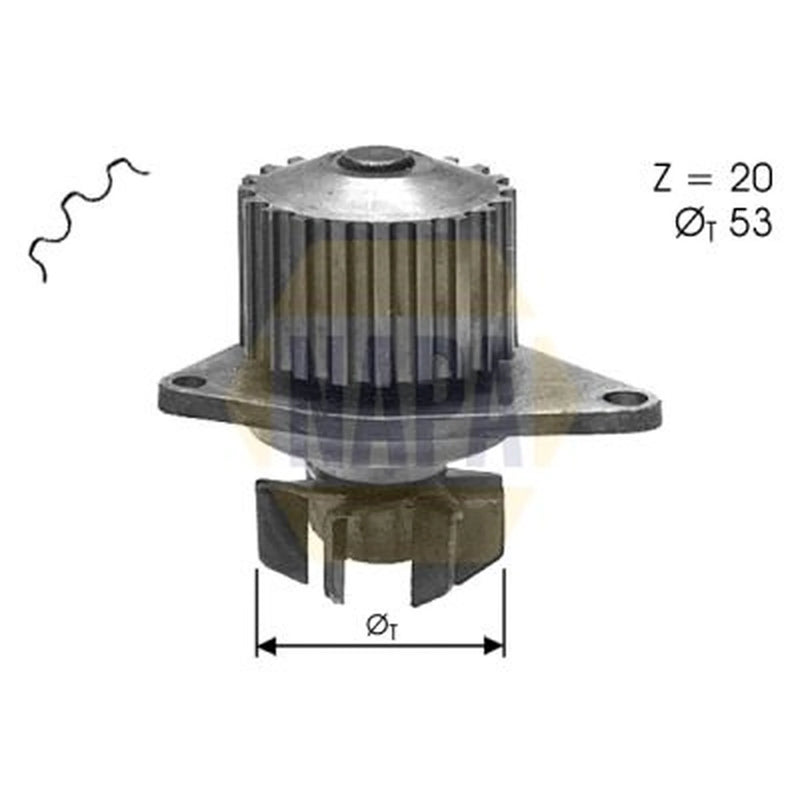 NAPA Engine Cooling Water Pump NWP1130