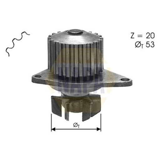 NAPA Engine Cooling Water Pump NWP1130