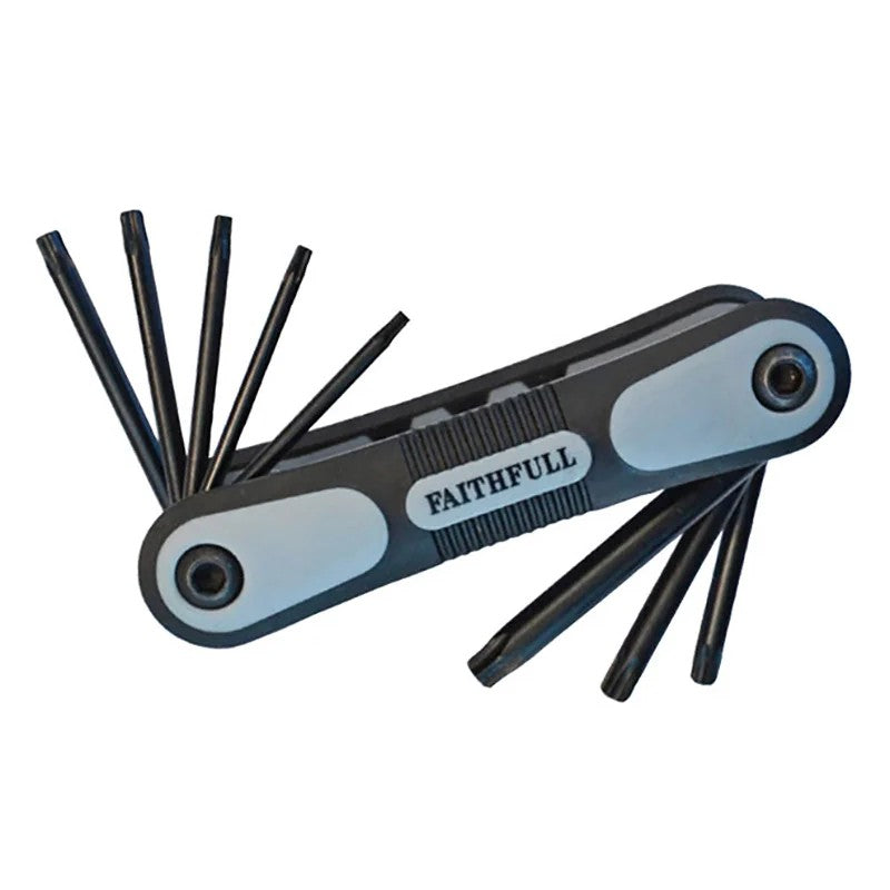 Faithfull Folding Star Key Set of 8 (TX9-TX40) - FAITKSF8