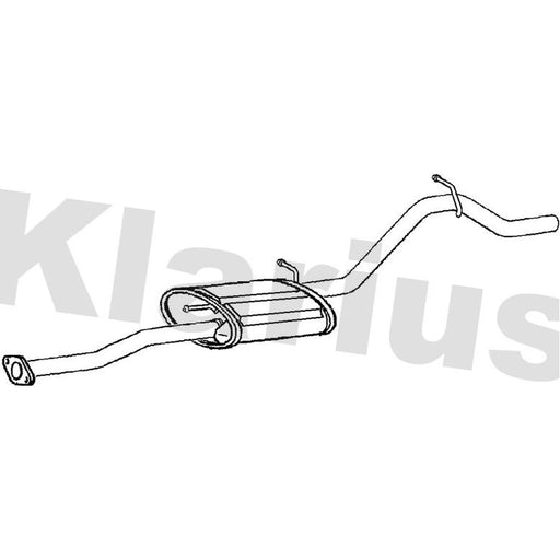 Klarius Box With Tail Pipe Rear SZ115G