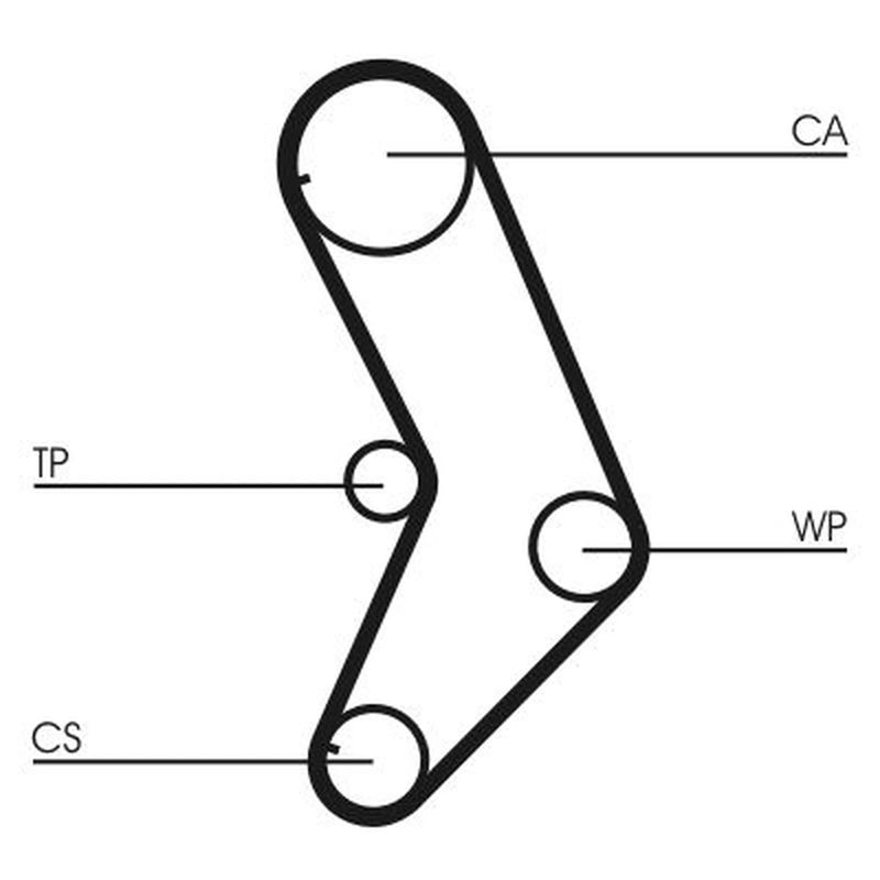 Continental CTAM Timing Belt Kit with Rollers CT999K1