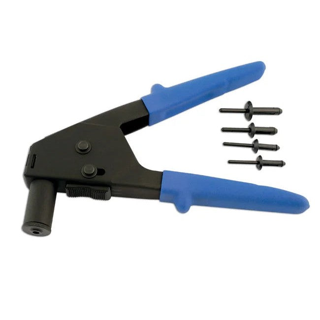Laser Tools Long Reach Plastic Riveter with 40 Rivets - PL
