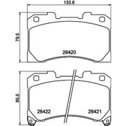 Mintex Front Brake Pad Set MDB3481