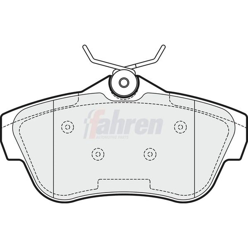 Fahren Rear Brake Pad Set FBP3140
