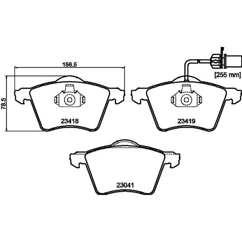 DON Front Brake Pad Set PCP1120