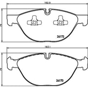 Mintex Front Brake Pad Set MDB2835