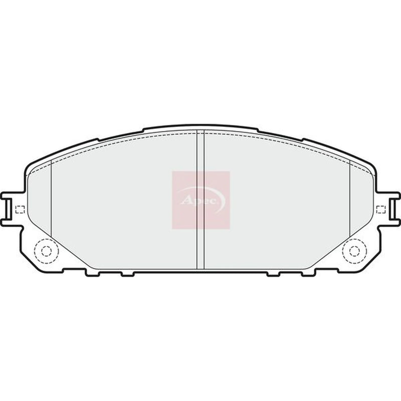 Apec Front Brake Pad Set PAD2045