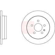 Apec 2 x Solid Rear Brake Discs DSK2133