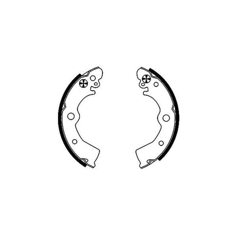 Textar Brake Shoe Set Axle Kit 91045300