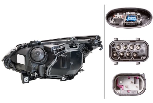 Hella Headlight Headlamp PY21W Right