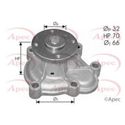 Apec Engine Cooling Water Pump AWP1404