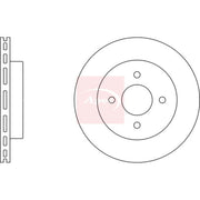 Apec 2 x Vented Front Brake Discs DSK2409