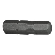 Faithfull Hex S2 Grade Steel Screwdriver Bits 6 x 25mm (Pack 3) - FAISBH625
