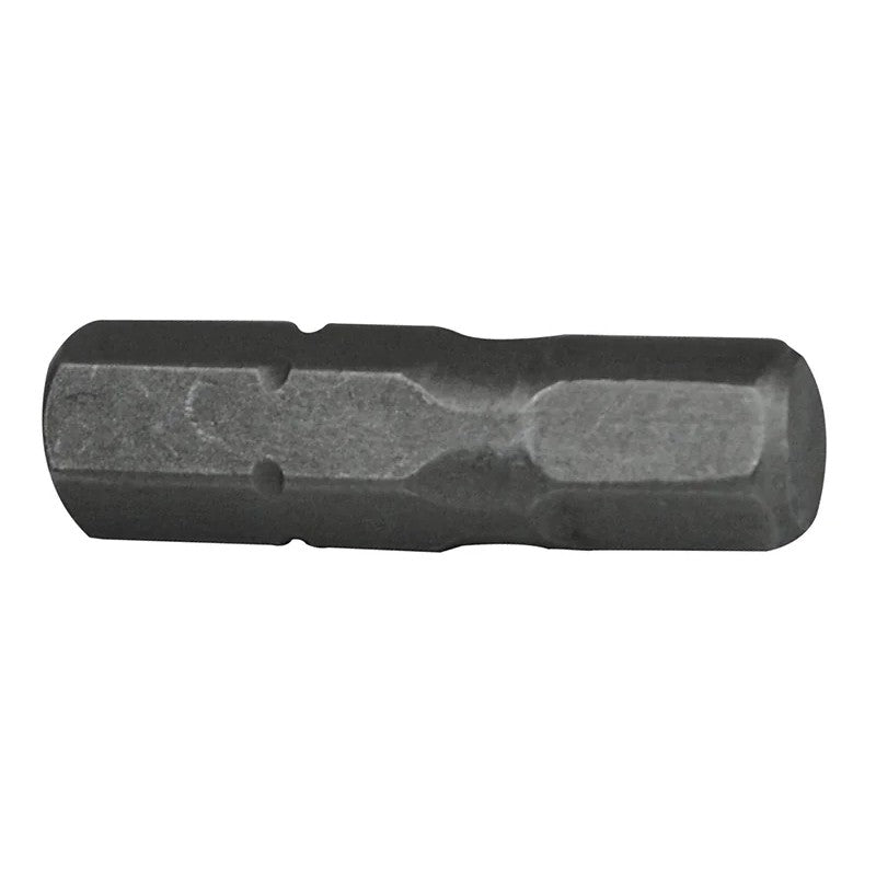 Faithfull Hex S2 Grade Steel Screwdriver Bits 8 x 25mm (Pack 3) - FAISBH825