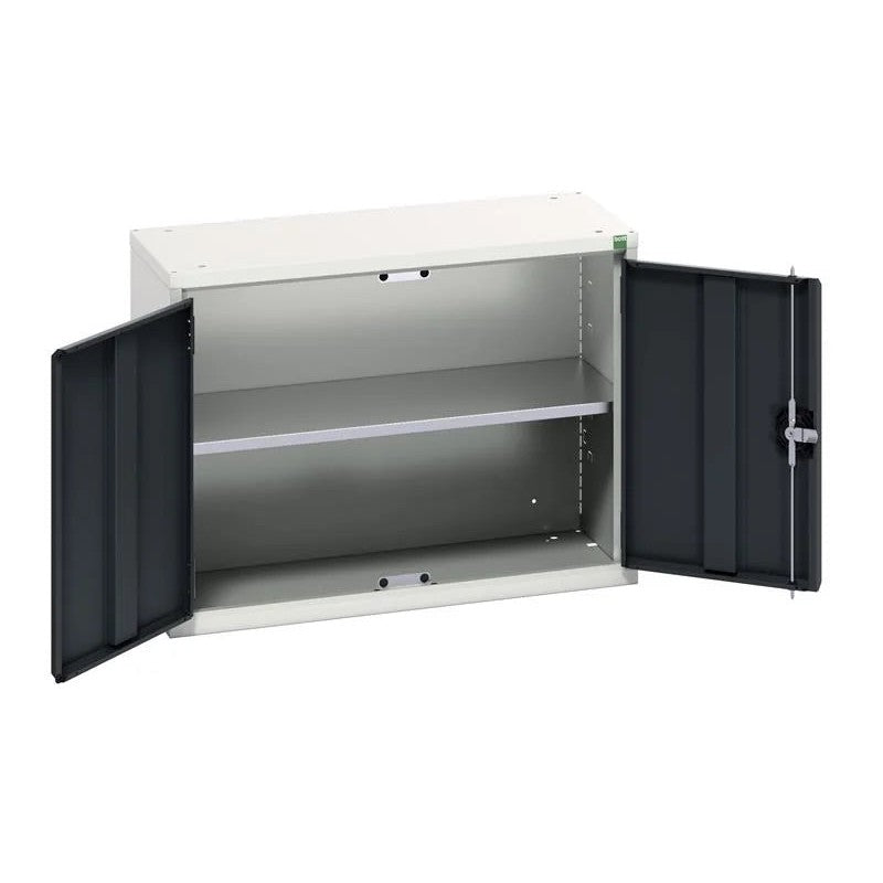 Bott Verso Economy Wall Cupboard 1 Shelf 800mm Anthracite Grey - 16929101.19