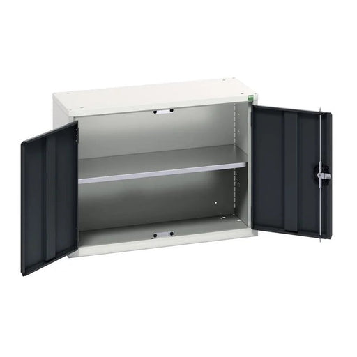 Bott Verso Economy Wall Cupboard 1 Shelf 800mm Anthracite Grey - 16929101.19