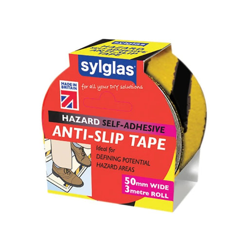 Sylglas Anti-Slip Tape Hazard 50mm x 3m 8620045 - SYL100001578