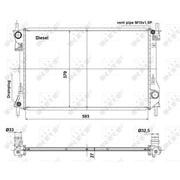 NRF Engine Radiator 56040