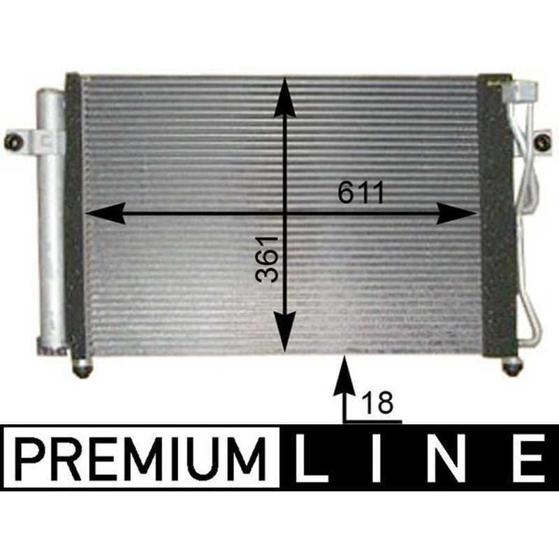 Mahle Air Conditioning Condenser AC 394 000P