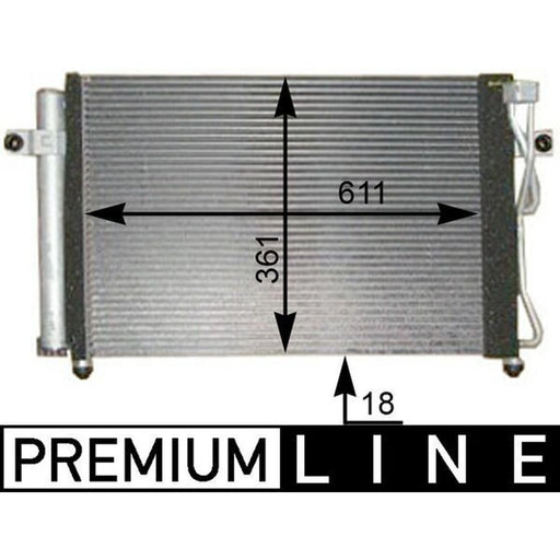 Mahle Air Conditioning Condenser AC 394 000P