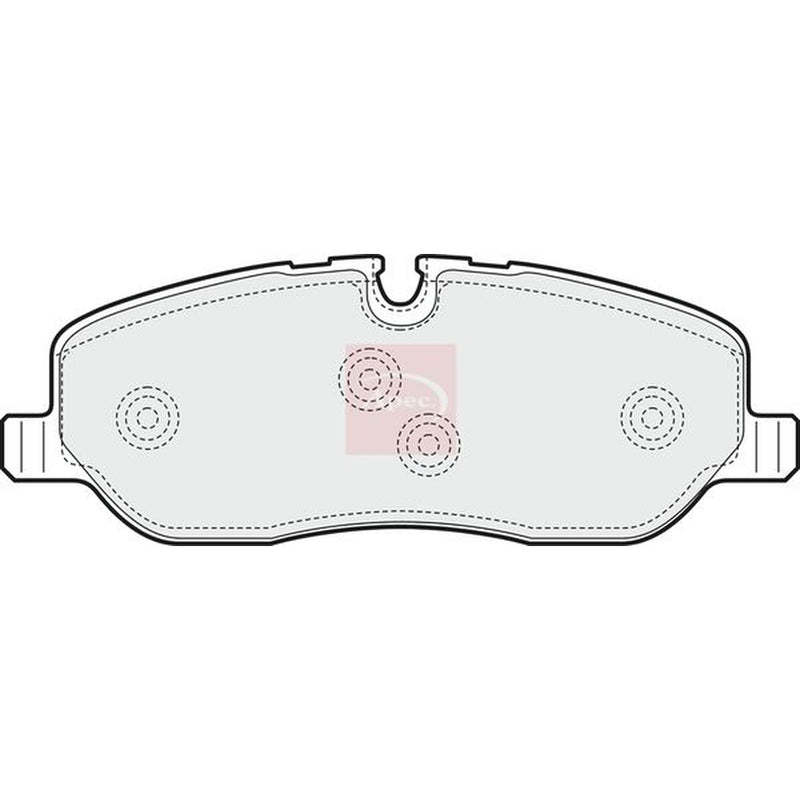 Apec Front Brake Pad Set PAD1468