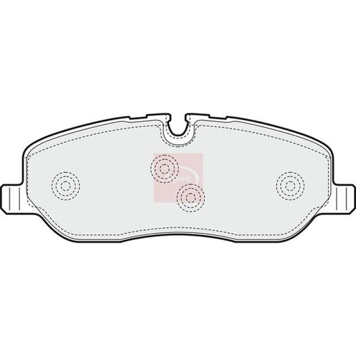 Apec Front Brake Pad Set PAD1468