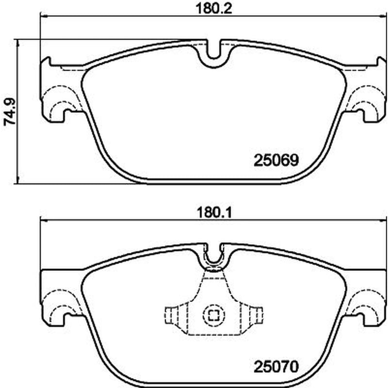 DON Front Brake Pad Set PCP1570
