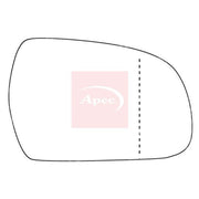 Apec Exterior Wing Mirror Glass Right AMS2056A