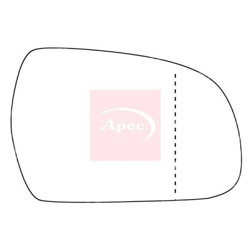Apec Exterior Wing Mirror Glass Right AMS2056A