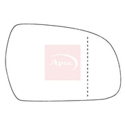 Apec Exterior Wing Mirror Glass Right AMS2056A