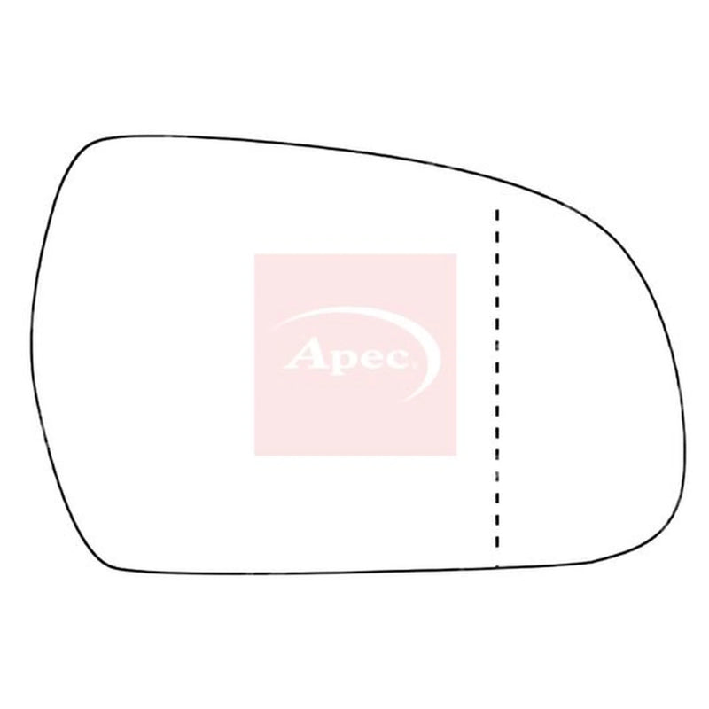 Apec Exterior Wing Mirror Glass Right AMS2056A