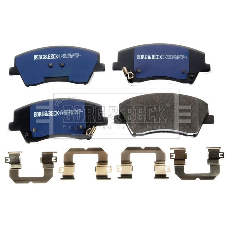 Borg & Beck 4 x Front Brake Pad Set BBP2658