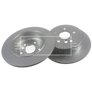 Borg & Beck 2 x Solid Rear Brake Discs BBD4363