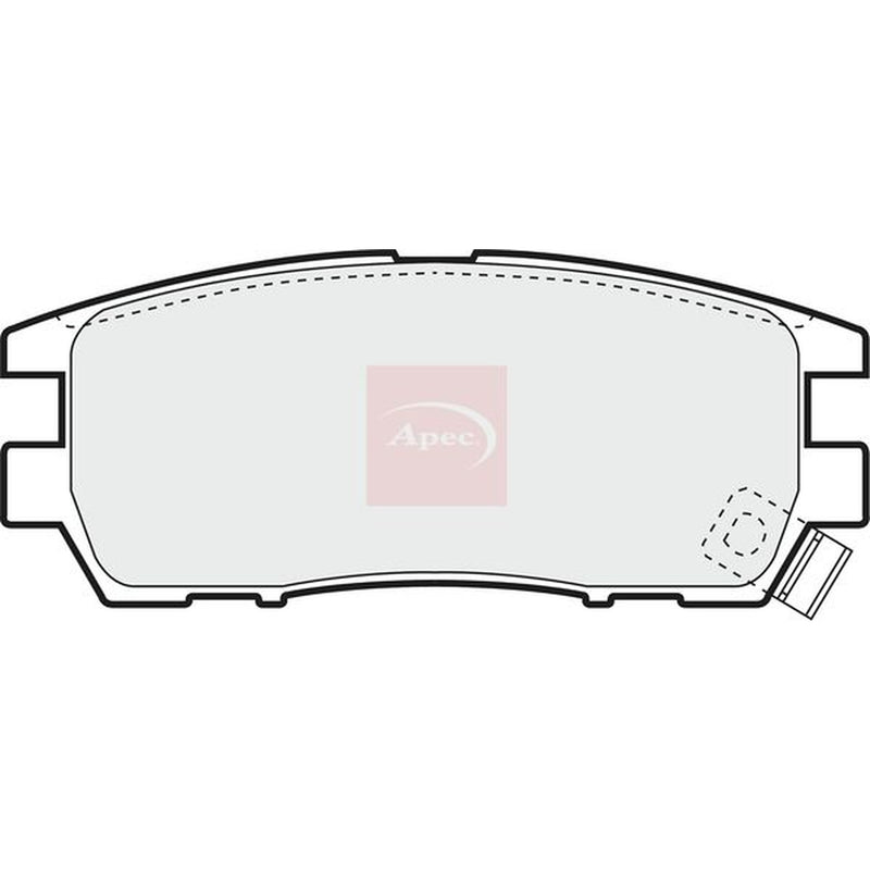 Apec Rear Brake Pad Set PAD794