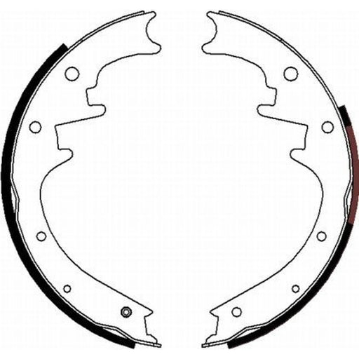 Mintex Brake Shoe Set Axle Kit MFR648