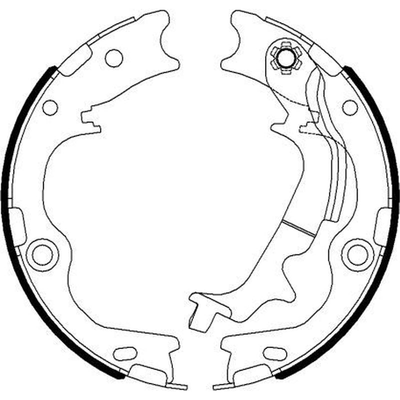 Textar Parking Brake Shoe Set 91078300