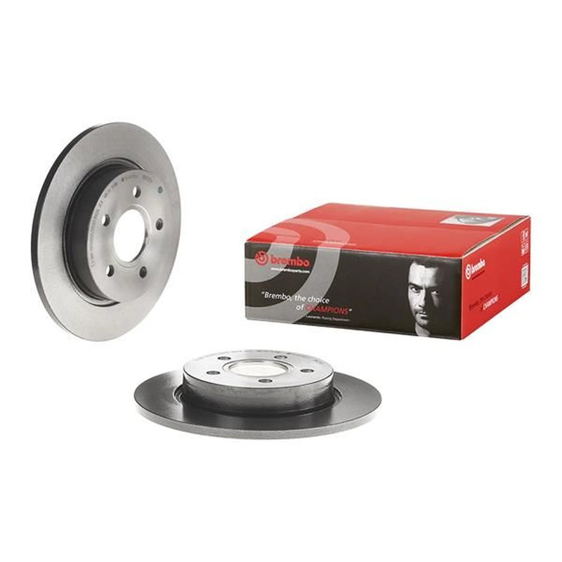 Brembo 2 x Solid Rear Brake Discs 08.A725.11